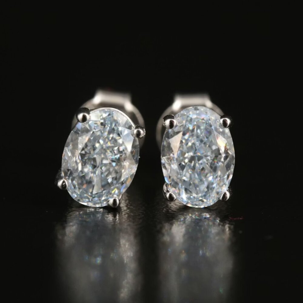 14K 1.78 CTW Lab Grown Diamond Stud Earrings